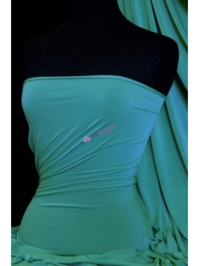 Peach Skin Soft Touch Drape Dress Stretch Fabric- Caribbean Blue PSK208 CRBL