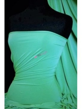 Peach Skin Soft Touch Drape Dress Stretch Fabric- Minty Blue PSK208 MNTBL