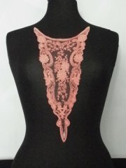 Plunging Neck Piece- Coral Pink EM131 PN