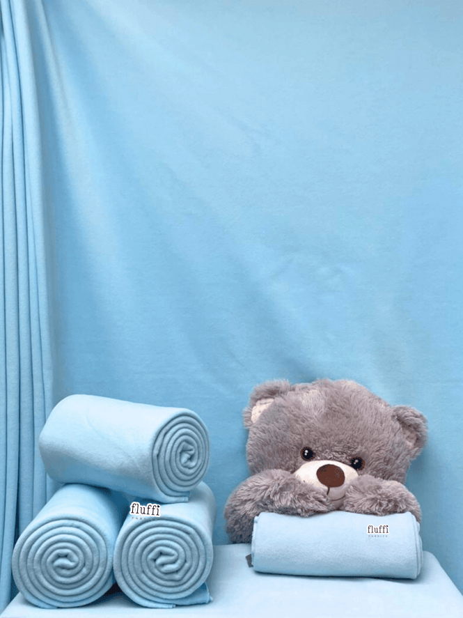 Polar Fleece Anti Pill Washable Soft Fabric- Baby Blue PF BBL