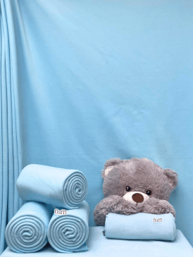 Polar Fleece Anti Pill Washable Soft Fabric- Baby Blue PF BBL