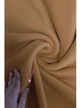 Polar Fleece Anti Pill Washable Soft Fabric- Camel PF CML