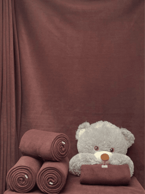 Polar Fleece Anti Pill Washable Soft Fabric- Chocolate Brown PF CHOC