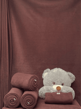 Polar Fleece Anti Pill Washable Soft Fabric- Chocolate Brown PF CHOC