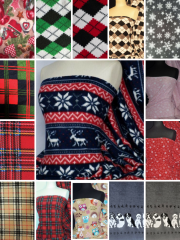 Polar Fleece Anti Pill Washable Soft Fabric- Christmas Prints