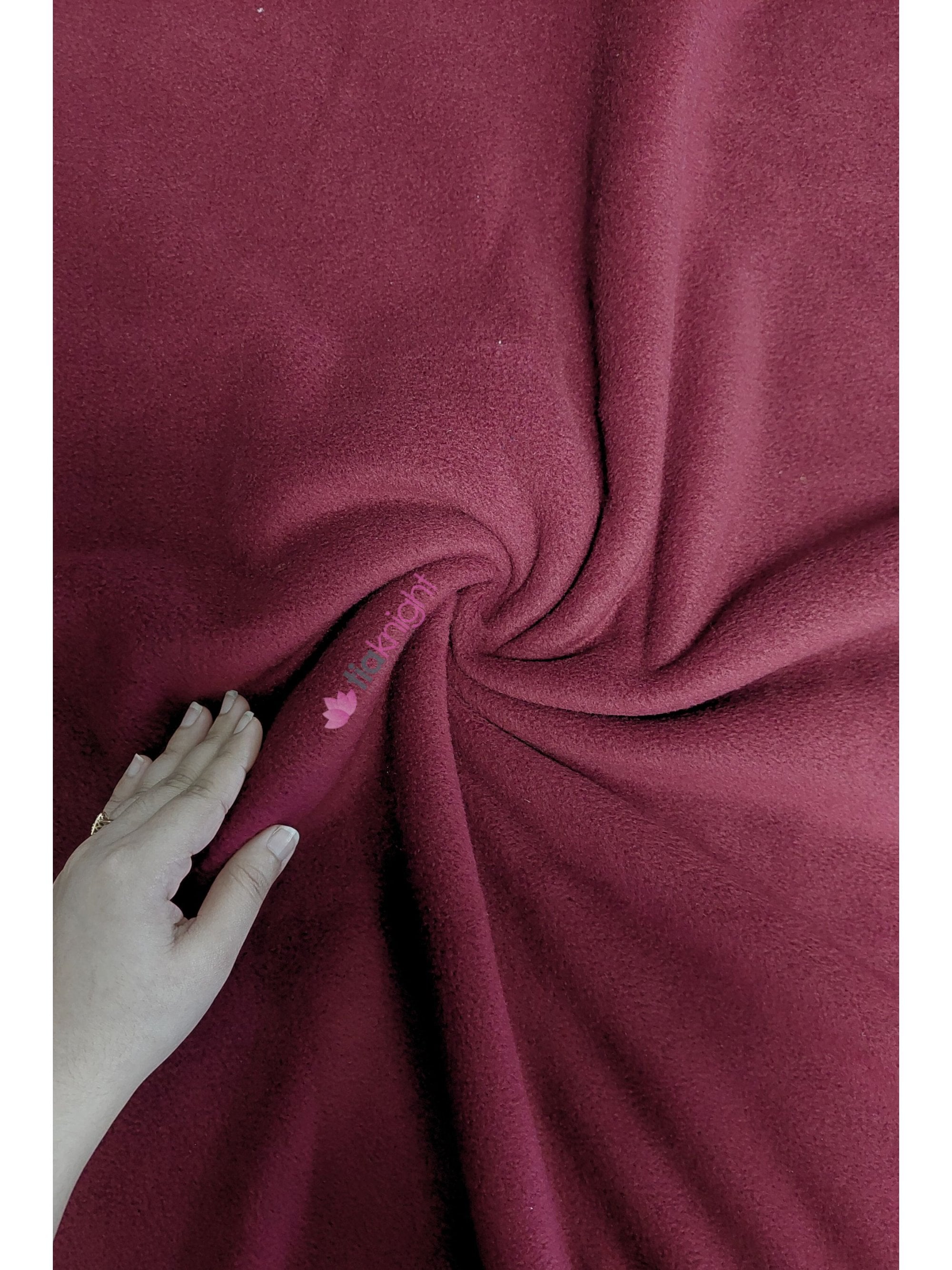 Anti-Pill Polar Fleece Fabric By The Metre – 280gsm, 60" Wide, Solid Plain Colours