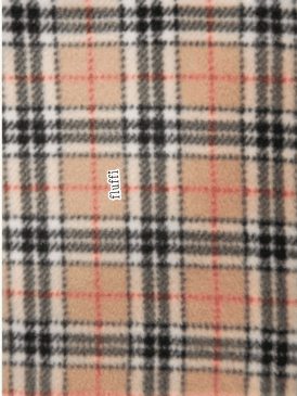 Polar Fleece Anti Pill Washable Soft Fabric- Classic Tartan Q1381 BGBK