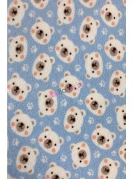 Polar Fleece Anti Pill Washable Soft Fabric- Cute Bears SQ813