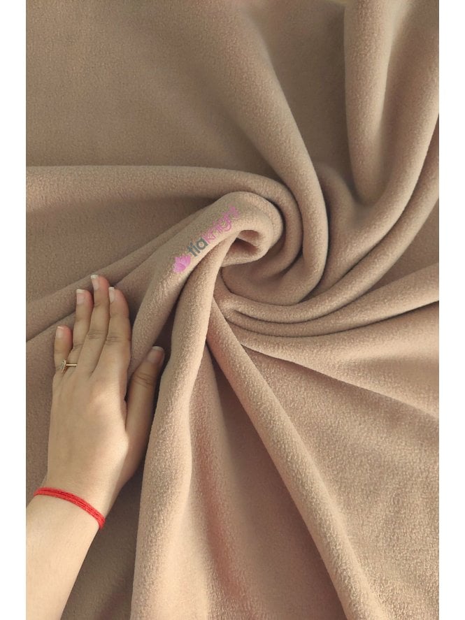 Polar Fleece Anti Pill Washable Soft Fabric- Dark Stone PF DSTN