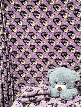 Polar Fleece Anti Pill Washable Soft Fabric- Lady Moon SQ652 MVE