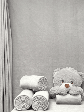 Polar Fleece Anti Pill Washable Soft Fabric- Light Grey PF LTGR