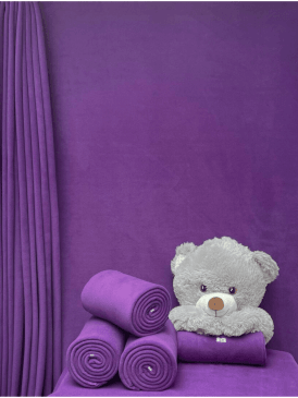 Polar Fleece Anti Pill Washable Soft Fabric- Purple PF PPL