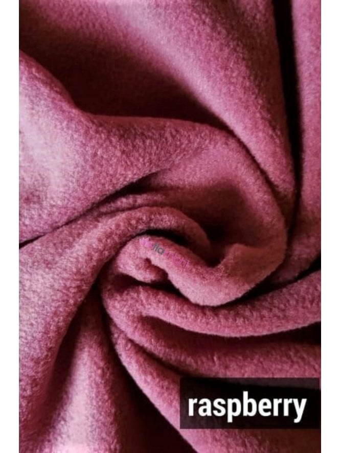 Polar Fleece Anti Pill Washable Soft Fabric- Raspberry PF RSP