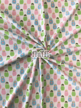 Polar Fleece Anti Pill Washable Soft Fabric- Russian Dolls SQ230 IVMLT