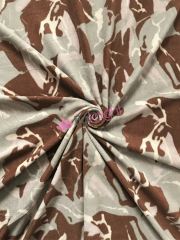 Polar Fleece Anti Pill Washable Soft Fabric- Sand Camo SQ681 SND