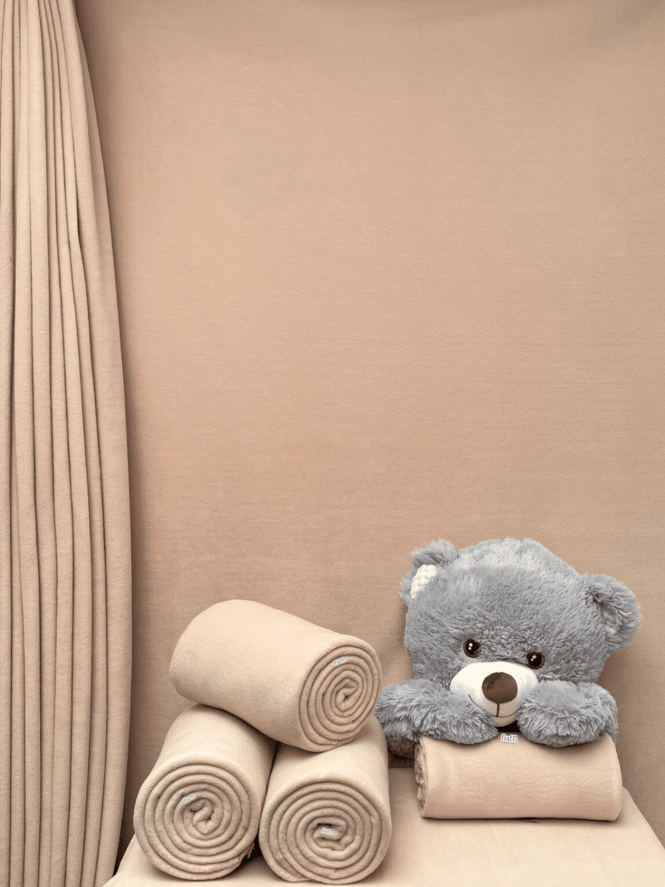 Polar Fleece Anti Pill Washable Soft Fabric- Stone PF STN