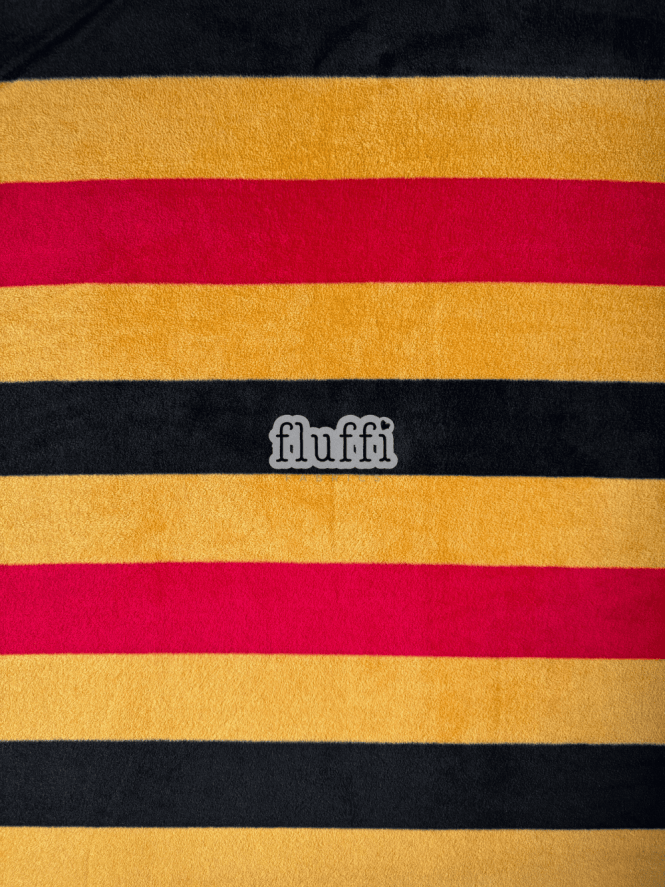 Polar Fleece Anti Pill Washable Soft Fabric- Stripes SQ892