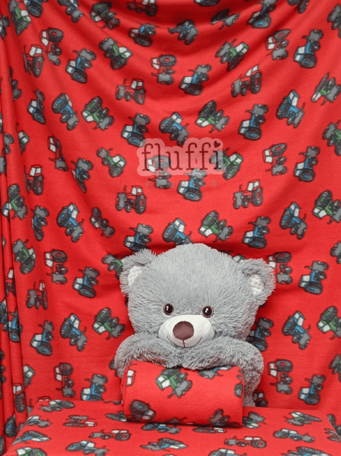 Polar Fleece Anti Pill Washable Soft Fabric- Tractors SQ835