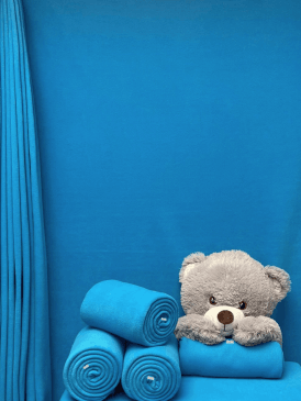 Polar Fleece Anti Pill Washable Soft Fabric- Turquoise PF TQS