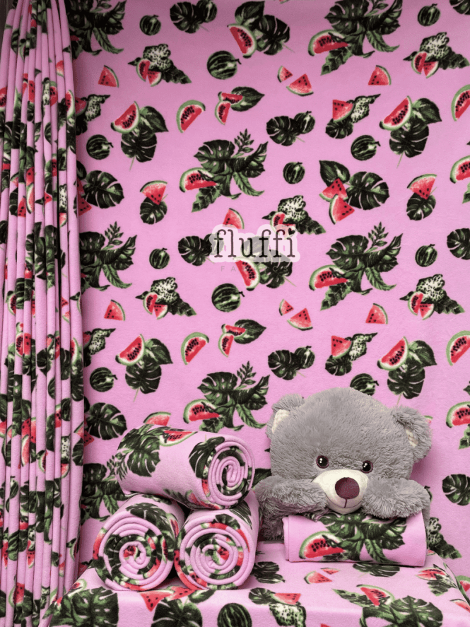 Polar Fleece Anti Pill Washable Soft Fabric- Watermelons SQ962 BPN