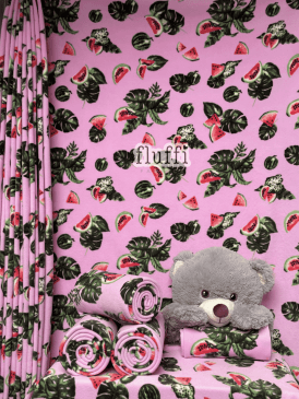Polar Fleece Anti Pill Washable Soft Fabric- Watermelons SQ962 BPN