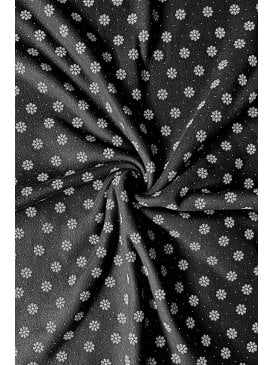 Polar Fleece Double Sided Anti Pill Washable Soft Fabric- Ditsy Snowflakes SQ656
