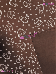Polar Fleece Double Sided Anti Pill Washable Soft Fabric- Festive Polar Bears SQ659