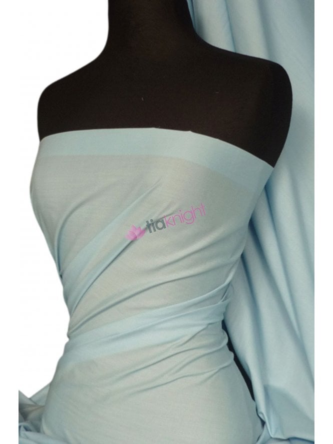 Poly Cotton Material- Baby Blue Q460 BBL