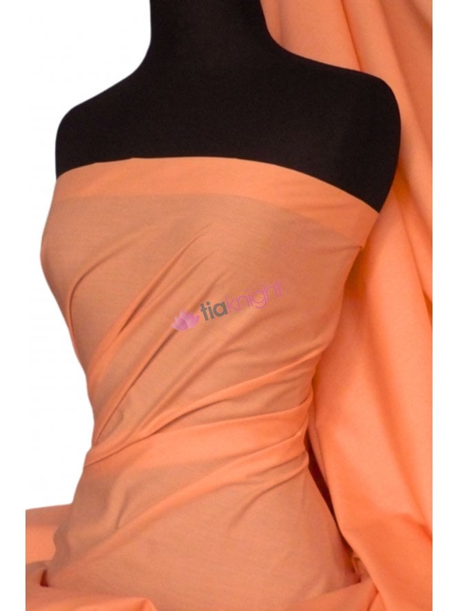 Poly Cotton Material- Cantaloupe Q460 CNT