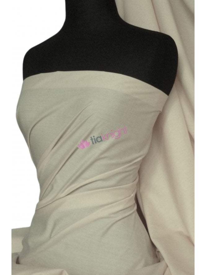 Poly Cotton Material- Champagne Q460 CHAMP
