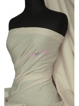 Poly Cotton Material- Champagne Q460 CHAMP