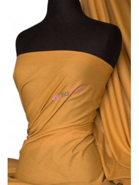 Poly Cotton Material- Dark Mustard Q460 DMST