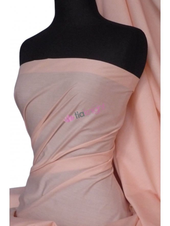 Poly Cotton Material- Dark Peach Q460 DPCH