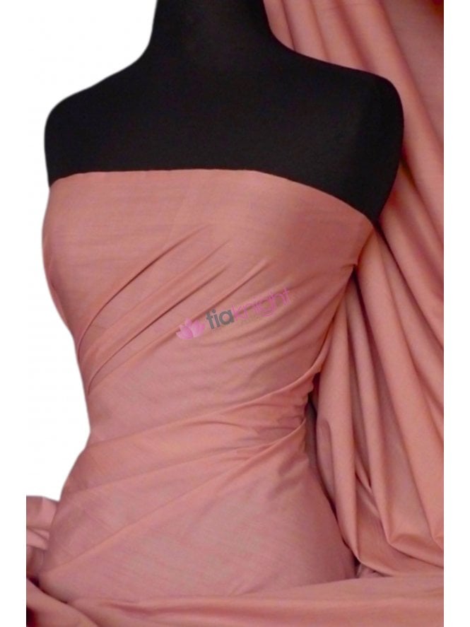 Poly Cotton Material- Dusky Pink Q460 DPN