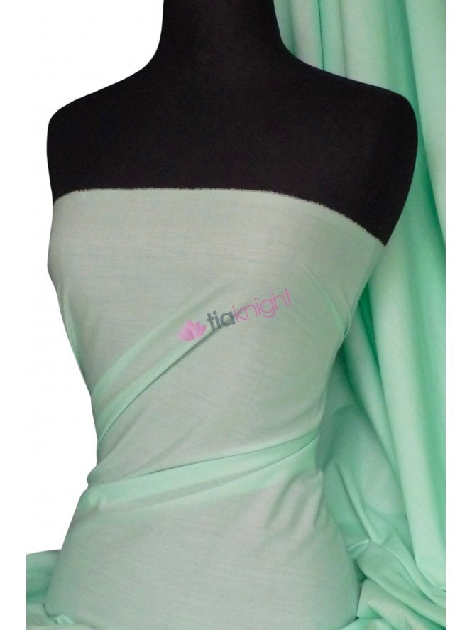 Poly Cotton Material- Mint Green Q460 MNT