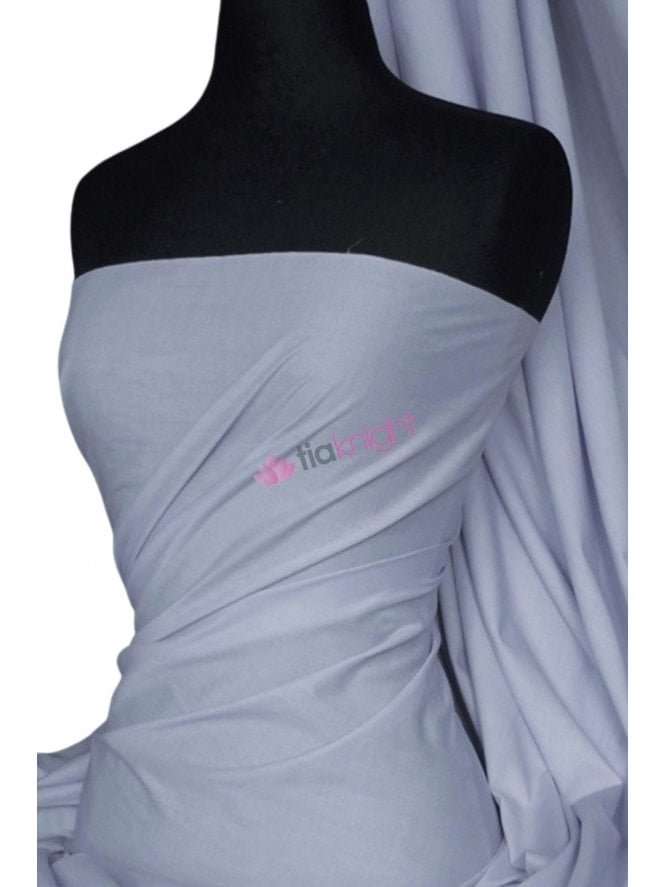 Poly Cotton Material- Pastel Lilac Q460 PLLC
