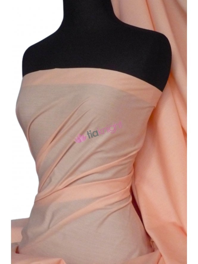 Poly Cotton Material- Peach Q460 PCH