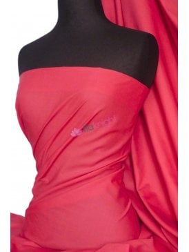 Poly Cotton Material- Watermelon Pink Q460 WMLN