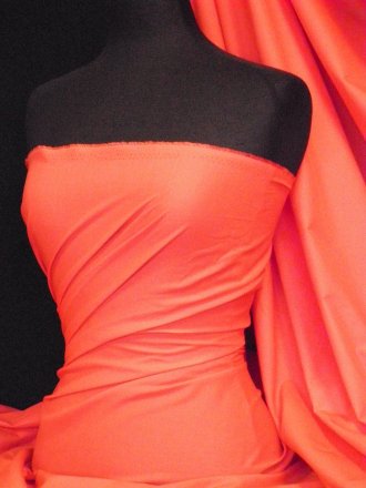 Poly Cotton Sheeting Fabric Material (150cm)- Coral Red Q1274 CRLRD