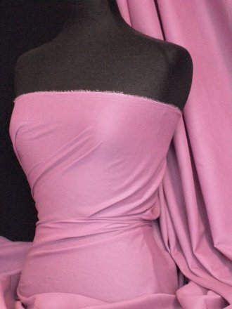 Poly Cotton Sheeting Fabric Material (150cm)- Mauve Q1274 MAU