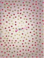 Poly Cotton Sheeting Material- Christmas Twinkle SQ669 WHTRD