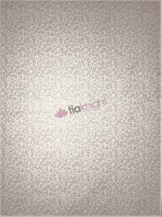 Poly Cotton Sheeting Material- Fine Florals White SQ671 WHT