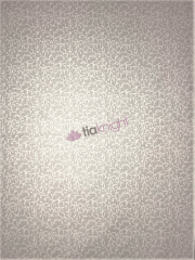Poly Cotton Sheeting Material- Fine Florals White SQ671 WHT