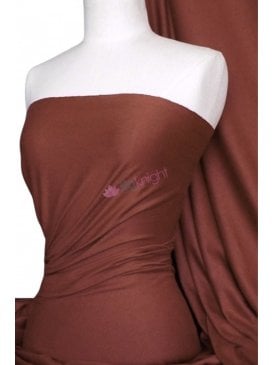 Poly Interlock Knit Soft Stretch T-Shirt Fabric- Copper
