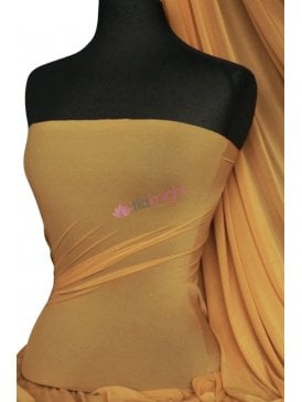 Poly Mesh Stretch Sheer Material- Camel SQ43 CML