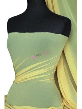 Poly Mesh Stretch Sheer Material- Pear Green SQ43 PEAR