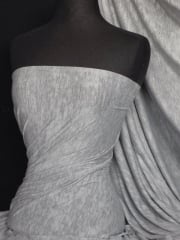 Poly Viscose Light Weight Fabric- Marl Grey Cloud Q888 MGR