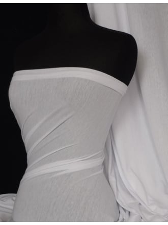 Poly Viscose Light Weight Fabric- White Q530 WHT