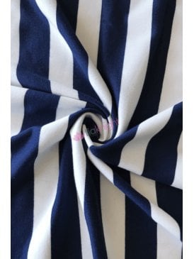 Poly Viscose Stretch Fabric- Stripes SQ261