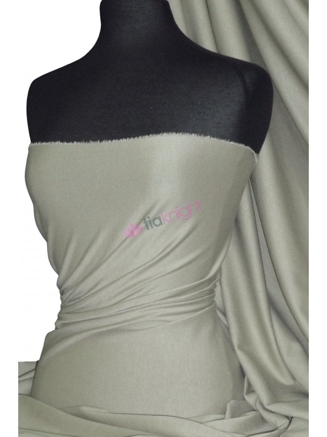 Ponte Double Knit Stretch Jersey Fabric- Beige Q37 BGE